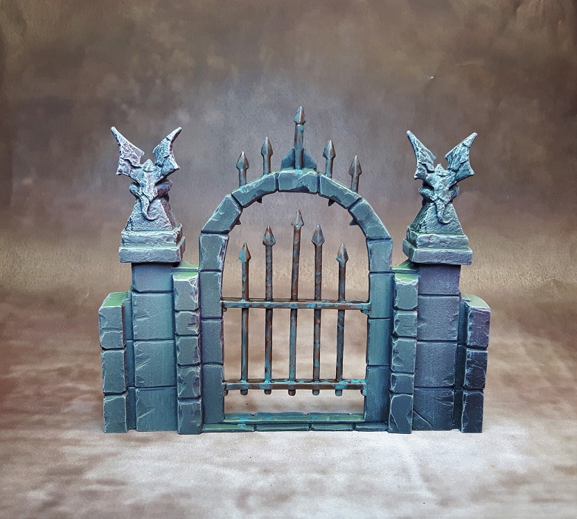 Graveyard Fence Gate Reaper Miniatures Bones 77527